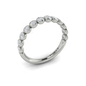 14K White Gold Diamond Stackable Wedding Band