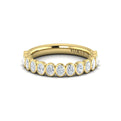 18kt Yellow Gold Diamond Womens Stackable Wedding Band