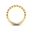 18kt Yellow Gold Diamond Womens Stackable Wedding Band