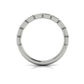 14K White Gold Diamond Stackable Womens Wedding Band