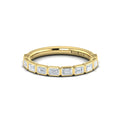 14kt Yellow Gold Diamond Womens Stackable Band