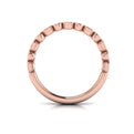 14kt Rose Gold Diamond Stackable Wedding Band