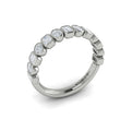 14K White Gold Diamond Stackable Wedding Band