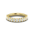 14kt Yellow Gold Diamond Womens Stackable Wedding Band