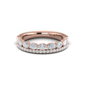 14kt Rose Gold Diamond Stackable Wedding Band