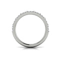 14K White Gold Diamond Stackable Wedding Band