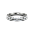14K White Gold Diamond Stackable Wedding Band