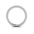 14K White Gold Diamond Stackable Wedding Band