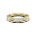 14kt Yellow Gold Diamond Stackable Wedding Band