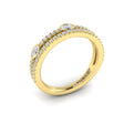 14kt Yellow Gold Diamond Stackable Wedding Band