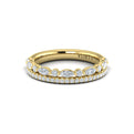 14kt Yellow Gold Diamond Stackable Wedding Band