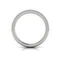 14K White Gold Diamond Stackable Womens Wedding Band