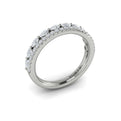 14K White Gold Diamond Stackable Womens Wedding Band