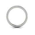 14K White Gold Diamond Stackable Womens Wedding Band