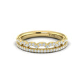 14kt Yellow Gold Diamond Stackable Wedding Band