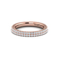 14kt Rose Gold Diamond Stackable Wedding Band
