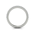 14K White Gold Diamond Stackable Wedding Band