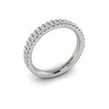 14K White Gold Diamond Stackable Wedding Band