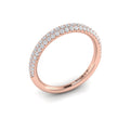 14kt Rose Gold Diamond Stackable Wedding Band