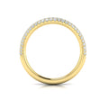 14kt Yellow Gold Diamond Stackable Womens Wedding Band