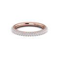14kt Rose Gold Diamond Stackable Wedding Band
