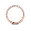 14kt Rose Gold Diamond Stackable Wedding Band