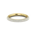 14kt Yellow Gold Diamond Stackable Womens Wedding Band