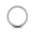 14K White Gold Diamond Stackable Wedding Band