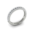 14K White Gold Diamond Stackable Wedding Band