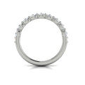 14K White Gold 0.76ctw Diamond Stackable Wedding Band