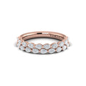 14kt Rose Gold Diamond Stackable Wedding Band
