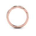 14kt Rose Gold Diamond Stackable Wedding Band