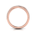 18kt Rose Gold Diamond Stackable Wedding Band