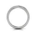 14K White Gold Diamond Stackable Wedding Band