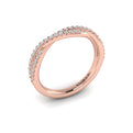 14kt Rose Gold Diamond Stackable Wedding Band