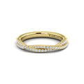 14kt Yellow Gold 0.28ct Diamond Stackable Wedding Band