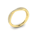 14kt Yellow Gold 0.28ct Diamond Stackable Wedding Band
