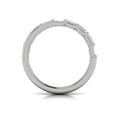 14K White Gold Diamond Stackable Wedding Band
