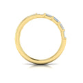 14kt Yellow Gold Diamond Stackable Womens Wedding Band