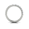 14K White Gold Diamond Stackable Wedding Band