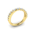 14kt Yellow Gold Diamond Stackable Wedding Band