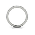 14K White Gold Diamond Stackable Wedding Band
