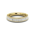 18kt Yellow Gold Diamond Womens Stackable Wedding Band