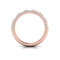 18kt Rose Gold Diamond Stackable Wedding Band