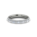 14K White Gold Diamond Stackable Wedding Band
