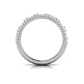 14K White Gold Diamond Stackable Wedding Band