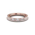 14kt Rose Gold Diamond Stackable Wedding Band