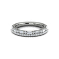 14K White Gold Diamond Stackable Wedding Band