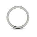 14K White Gold Diamond Stackable Wedding Band