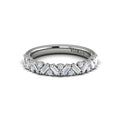 14K White Gold Diamond Stackable Wedding Band